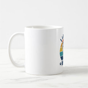 Ich liebe mein Elchhund Retro Gravur Design_1 Kaffeetasse