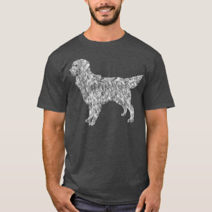 Ich Liebe mein Englisch Cream Golden Retriever T-Shirt