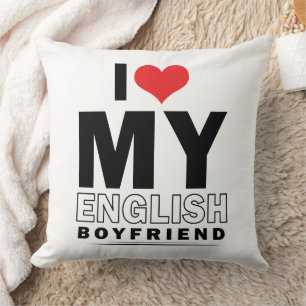 Ich Liebe mein englischer Freund Kissen