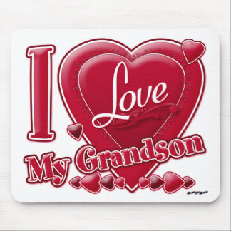 Ich Liebe Mein Enkelsohn rot - Herz Mousepad