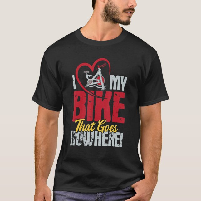 Ich Liebe mein Fahrrad, das nirgends im Inneren dr T-Shirt (Vorderseite)
