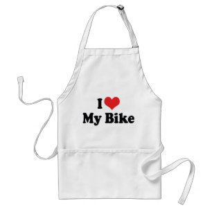 Ich liebe mein Fahrrad mit Herz - Fahrrad Motorrad Schürze