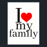 Ich Liebe mein Familienposter Poster<br><div class="desc">Ich Liebe mein Familienposter</div>