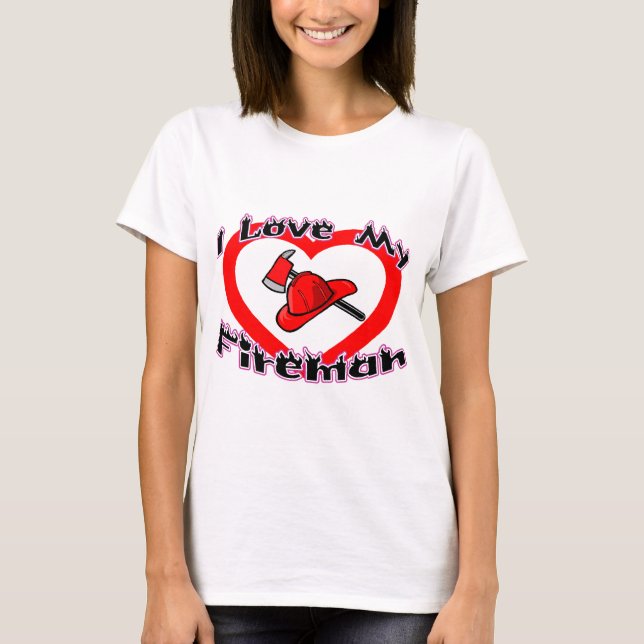 Ich Liebe mein Feuermann T-Shirt (Vorderseite)