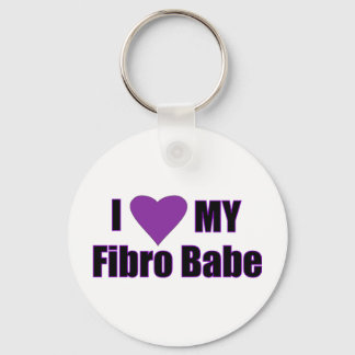 Ich Liebe mein Fibro Babe Schlüsselanhänger