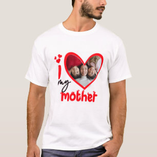 Ich Liebe Mein Foto Benutzerdefinierter T - Shirt