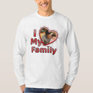 Ich Liebe mein Foto für die Familie T-Shirt