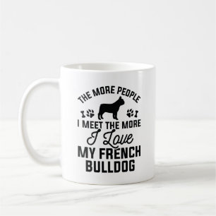 Ich Liebe mein Französischer Bulldog Kaffeetasse