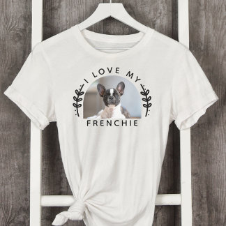 Ich Liebe mein französisches Foto T-Shirt