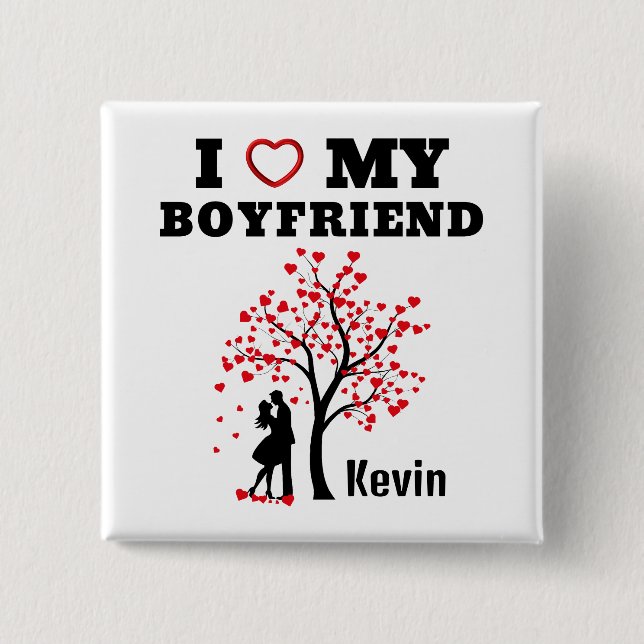 Ich Liebe mein Freund Button (Vorderseite)