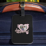 Ich Liebe Mein Freund Custom Foto Gepäckanhänger<br><div class="desc">Ich Liebe meine Freundin Custom Foto Gepäckanhänger. Perfektes Geschenk für Valentinstag,  Geburtstag oder Geburtstag. Enthält Retro-Script-Schriftart und Herz.</div>