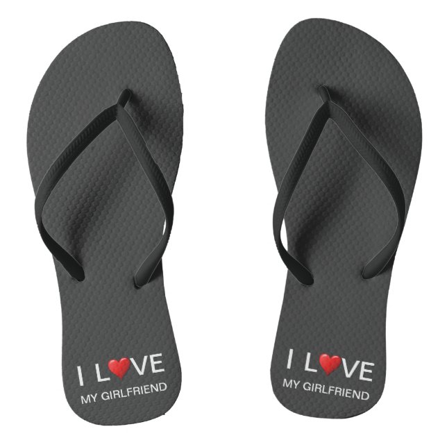 ICH LIEBE MEIN FREUND  FLIP FLOPS (Fußbett)
