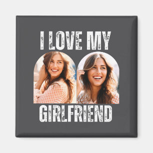 Ich liebe mein Freund Foto Lustiges Freund Geschen Magnet