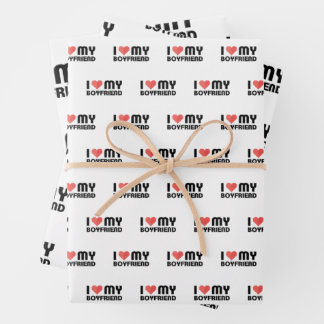 Ich Liebe mein Freund Geschenkpapier Set