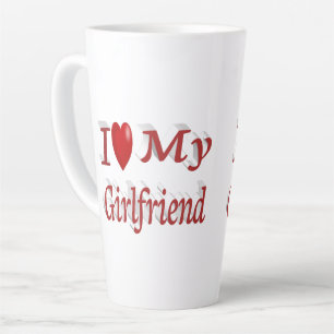 Ich Liebe Mein Freund niedlicher roter Text Milchtasse