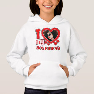 Ich Liebe Mein Freund Personalisiert Hoodie