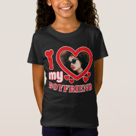 Ich Liebe Mein Freund Personalisiert T-Shirt