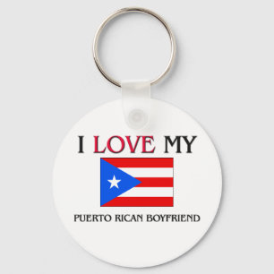 Ich Liebe mein Freund Puerto Rico Schlüsselanhänger
