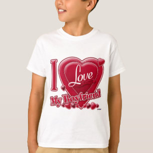 Ich Liebe Mein Freund rot - Herz T-Shirt