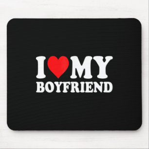 Ich Liebe mein Freund Spaß Valentine Red Heart Lie Mousepad