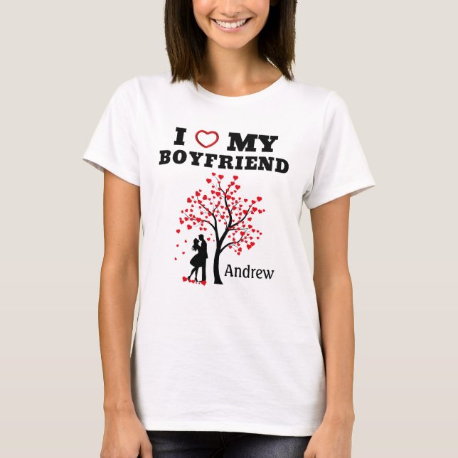 Ich Liebe mein Freund T-Shirt (Vorderseite)
