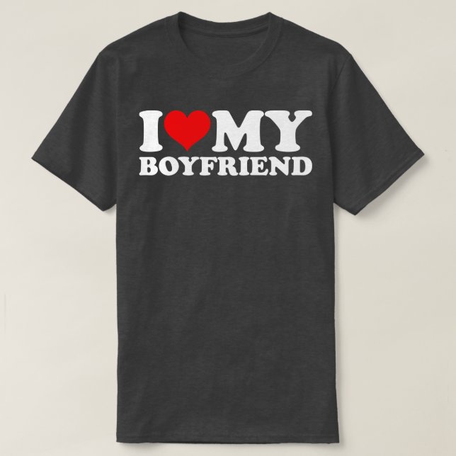 Ich Liebe mein Freund T-Shirt (Design vorne)