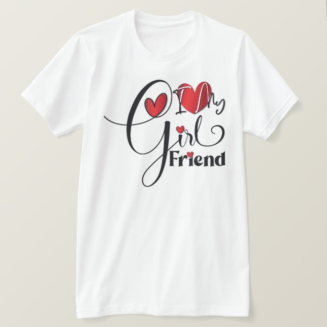 ICH LIEBE MEIN FREUND T-Shirt (Design vorne)