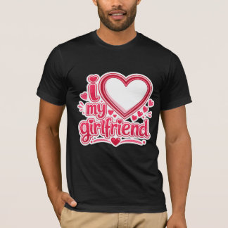 Ich liebe mein Freundin-Kostüm-T-Shirt T-Shirt