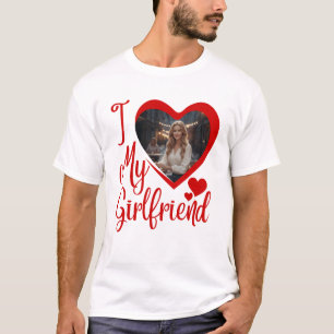 Ich liebe mein Freundin-Kundenshirt T-Shirt
