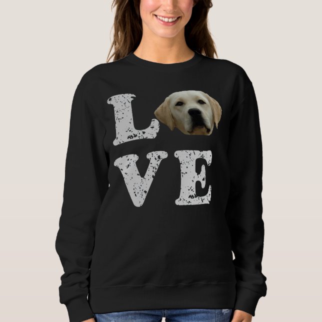 Ich Liebe mein Gelbe Labrador Hoodie Labrador Retr (Vorderseite)