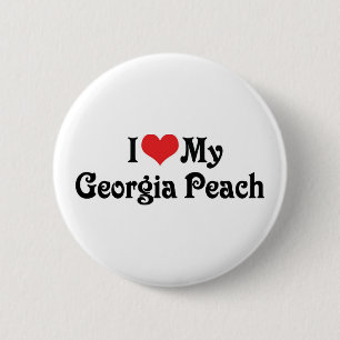 Ich Liebe mein Georgia Peach Button