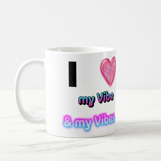 Ich Liebe mein Gesicht.. Und meine Vibes! Kaffeebe Kaffeetasse (Links)