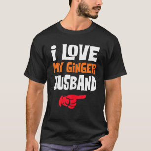 Ich Liebe mein Ginger-Ehemann Matching Couple Vale T-Shirt