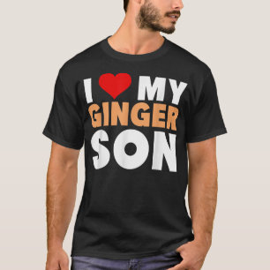 Ich Liebe mein Ginger SonCool Redhead Familiengesc T-Shirt