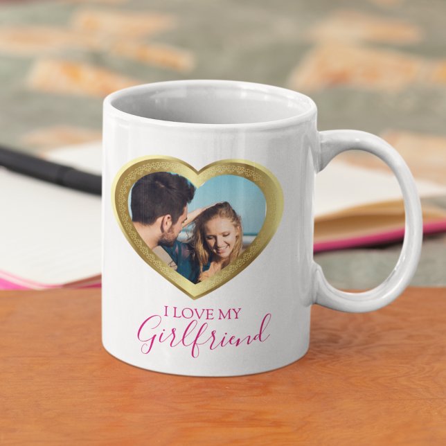 Ich Liebe mein Girlfriend-Geschenk für Ihn Valenti Tasse (Von Creator hochgeladen)