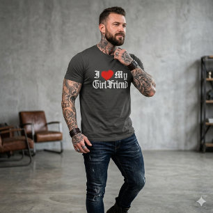 Ich Liebe mein Girlfriend-Hemd T-Shirt