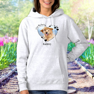 Ich Liebe mein Golden Retriever Hund Heart Pet Fot Hoodie