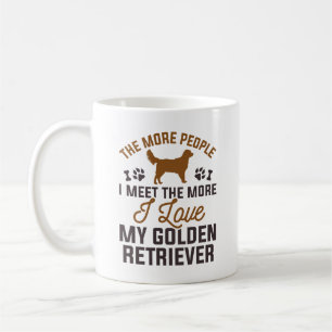 Ich Liebe mein goldener Retriever Kaffeetasse