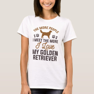 Ich Liebe mein goldener Retriever T-Shirt