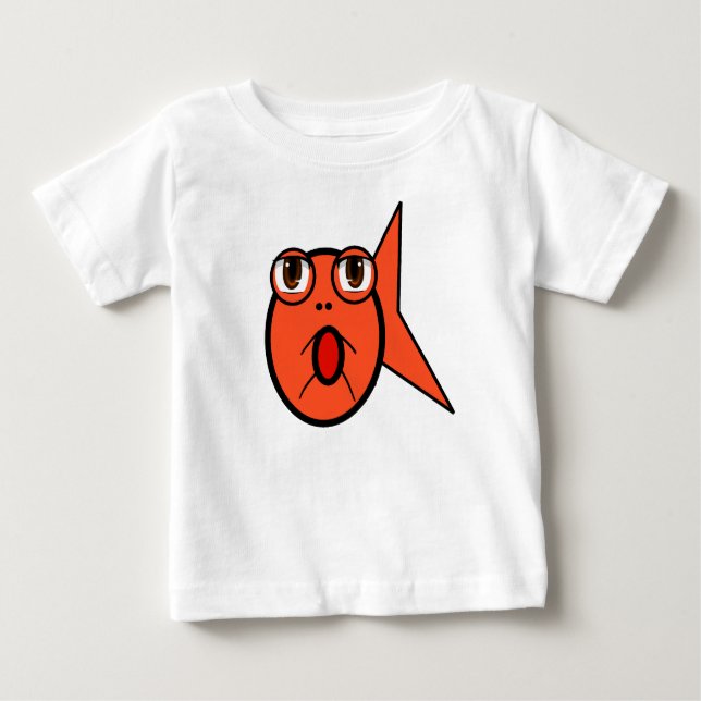 Ich Liebe mein Goldfisch Baby T-shirt (Vorderseite)
