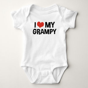 Ich Liebe mein Grampy Baby Strampler
