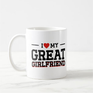 Ich Liebe mein großartiges Schwarz-Girl-Design beu Kaffeetasse