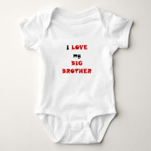 Ich Liebe mein großer Bruder Baby Strampler