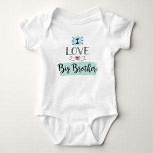 Ich Liebe mein großer Bruder Niedlich Baby Strampler