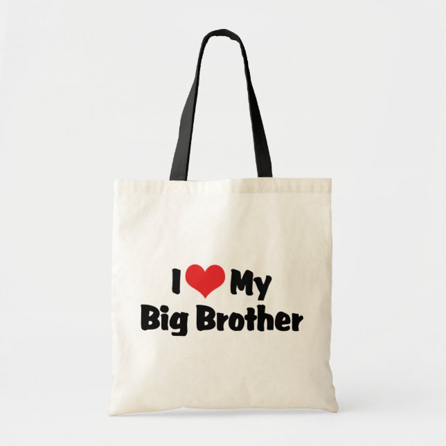 Ich Liebe mein großer Bruder Tragetasche (Vorne)