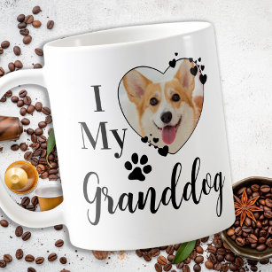 Ich Liebe Mein Großhund Personalisiert Oma Pet Fot Kaffeetasse