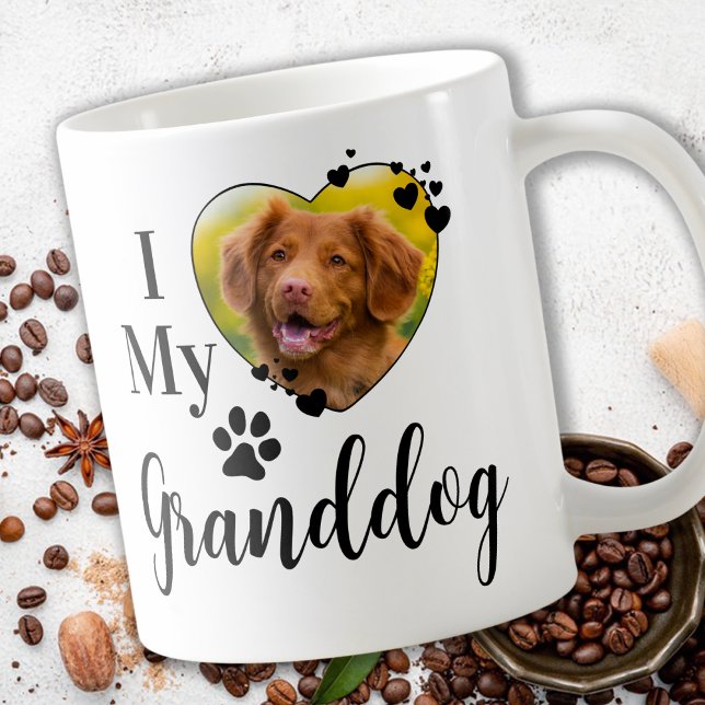 Ich Liebe Mein Großhund Personalisiert Opa Päpste  Kaffeetasse (Von Creator hochgeladen)