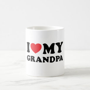 Ich-Liebe-mein-Großvater Tasse
