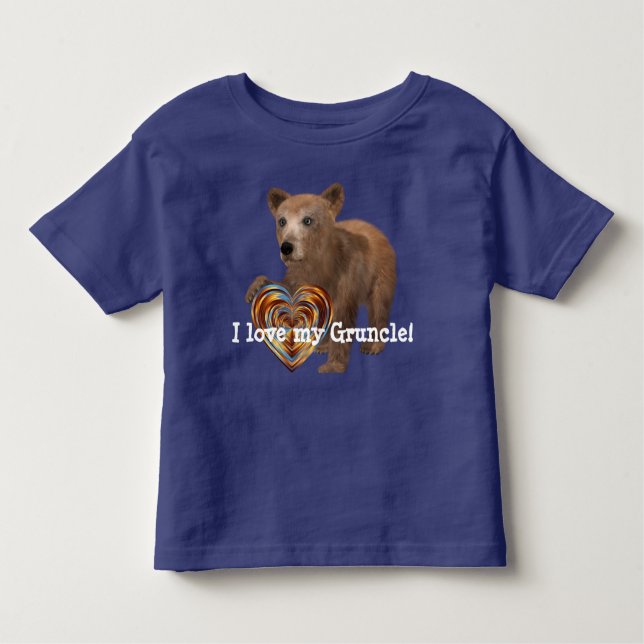 "Ich Liebe mein Gruncle! " Kleinkind T-shirt (Vorderseite)