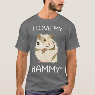 Ich Liebe mein Hamam Geschenk für Hamster Liebhabe T-Shirt